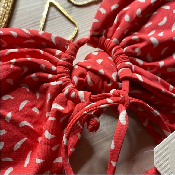 Billabong Red String Bikini Set - Picture 4 of 10